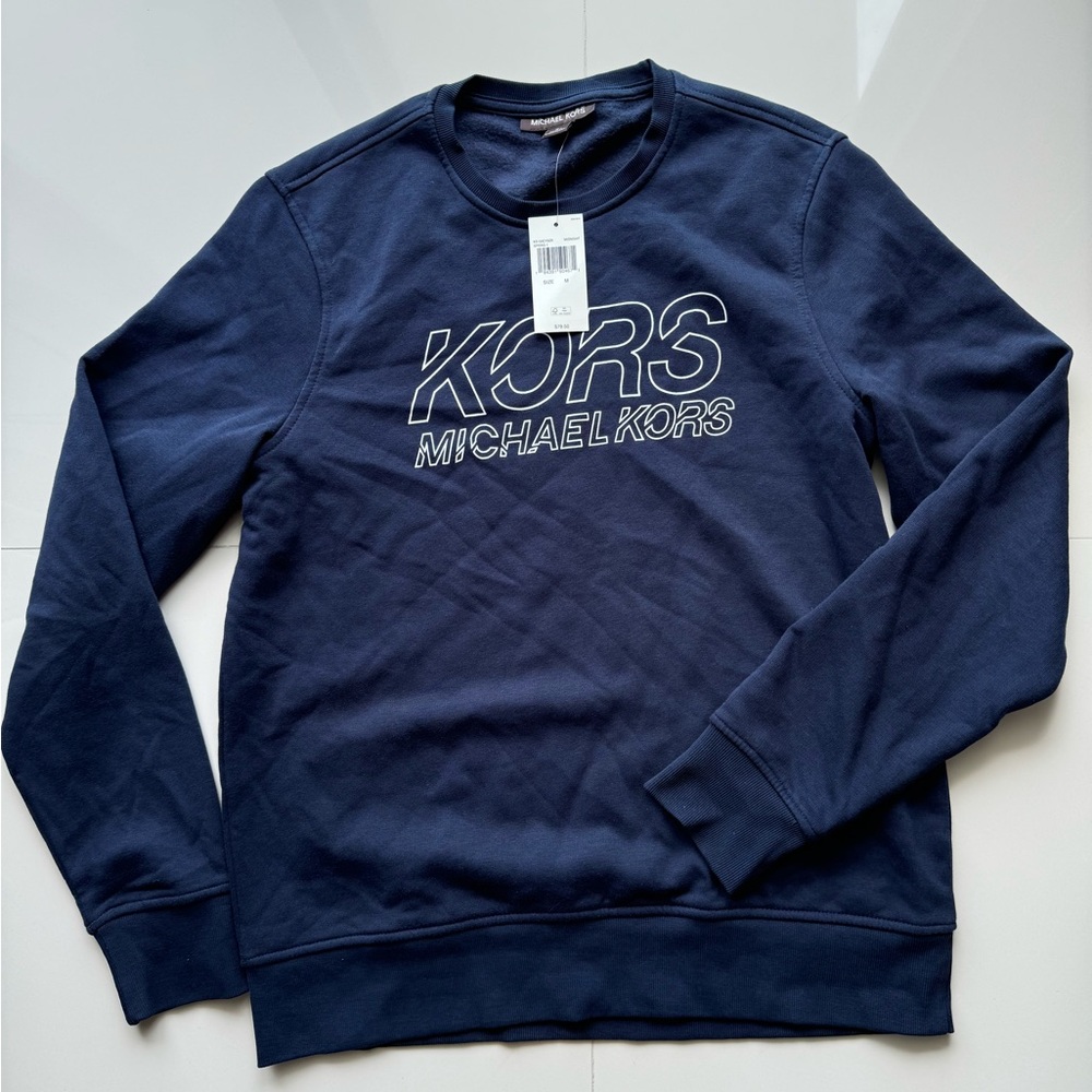 Micheal kors crew sweater Size M New